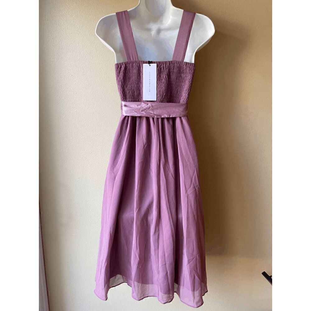 Little Mistress Bridesmaid Skate Dress in Mauve Purple Women's Size 4 - Picture 2 of 2